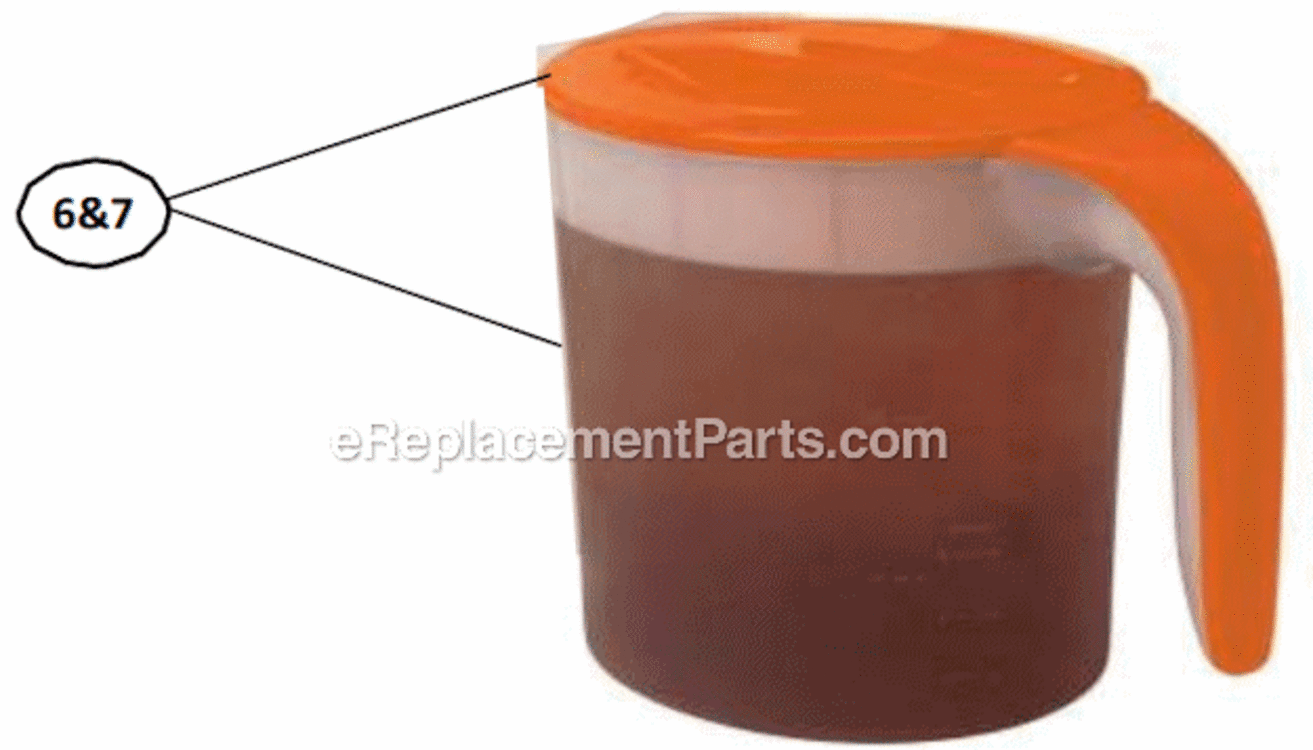 Page A Diagram and Parts List for TM70AE  Mr Coffee Tea Brewer